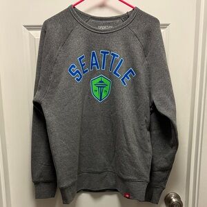 NWT Seattle Sounders Crewneck Sweater Medium